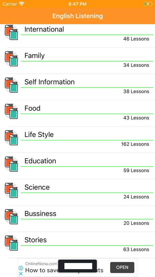#1. English Listening Step by Step (iOS) 由: Xuan Trung Truong