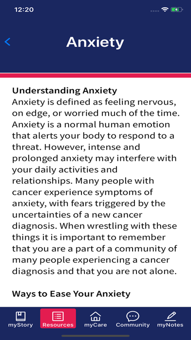 IMPROVE Breast Cancer Care Screenshot