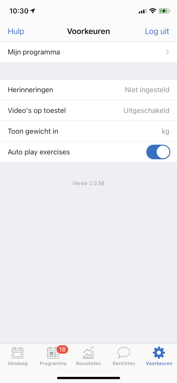Fysioapp - online zelfhulp