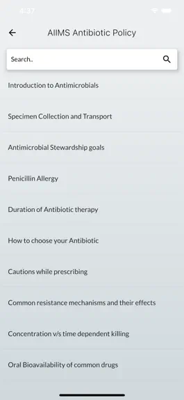 Game screenshot AIIMS Antibiotic Policy hack