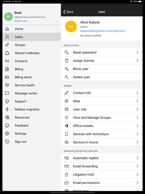 Screenshot #6 pour Microsoft 365 Admin