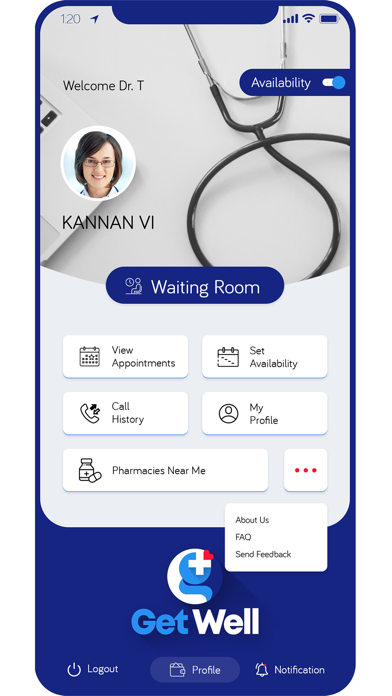 Getwell Telemedicine Screenshot 2 - AppWisp.com Getwell Telemedicine Screenshot 2 - AppWisp.com