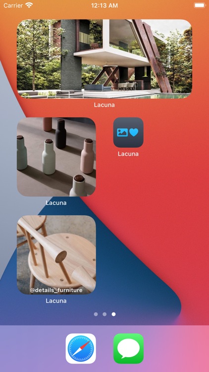 Lacuna: Widget for Instagram
