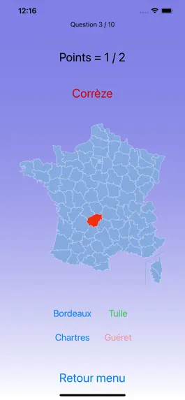 Game screenshot France, Régions & Départements hack