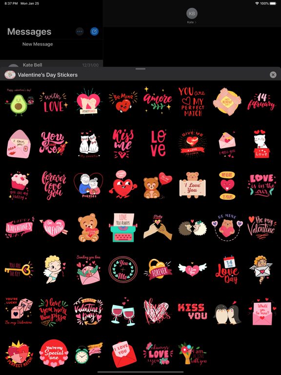 Screenshot #6 pour Valentine’s Day Stickers ⋆