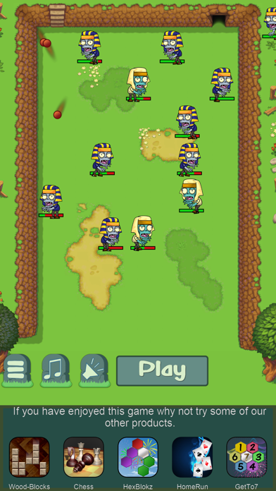 Ballz vs Zombies, ballz game Screenshot