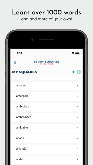 Screenshot #3 pour Study Squares Spanish Vocab