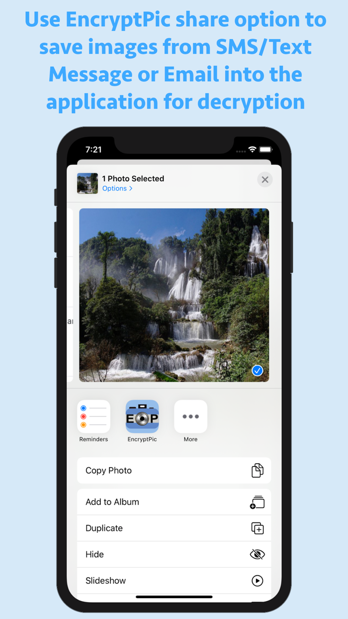 EncryptPic Secure Info and Pics