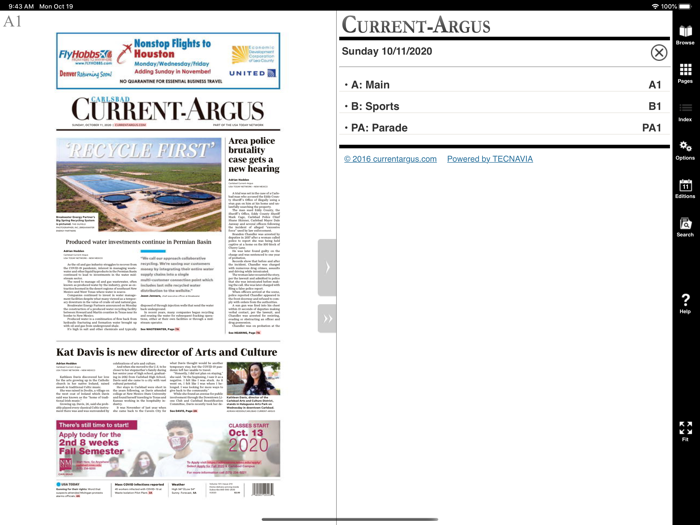 Carlsbad Current-Argus Print