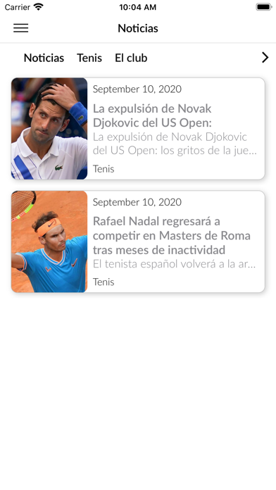 Club Raqueta Vista Hermosa Screenshot