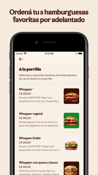 Burger King® Nicaragua Screenshot