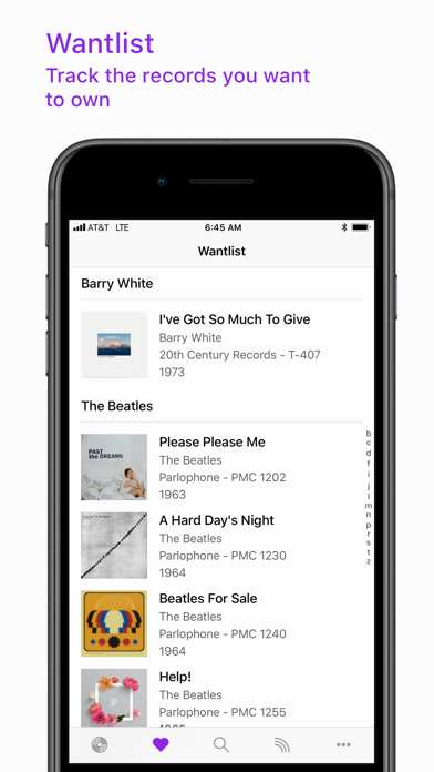 Vinyl Record App Screenshot