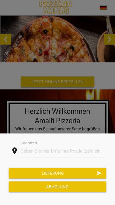 Pizzeria Amalfi Wallertheim Screenshot