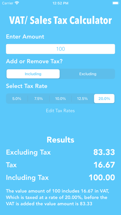 VAT/Tax Calculatorのおすすめ画像1