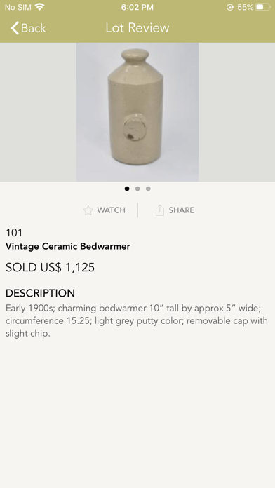 Randy Higbee Gallery Auction Screenshot