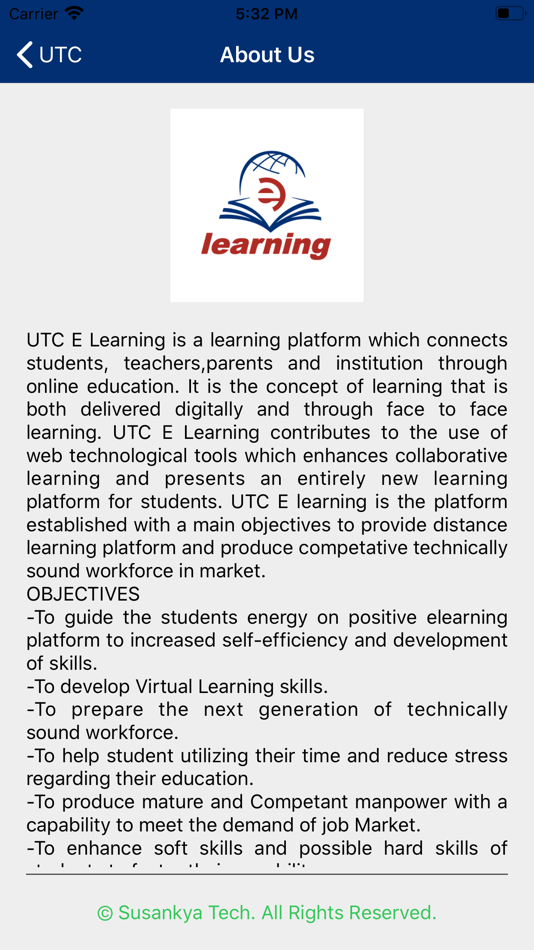 #5. UTC E-Learning (iOS) 由: Susankya Tech Pvt. Ltd.