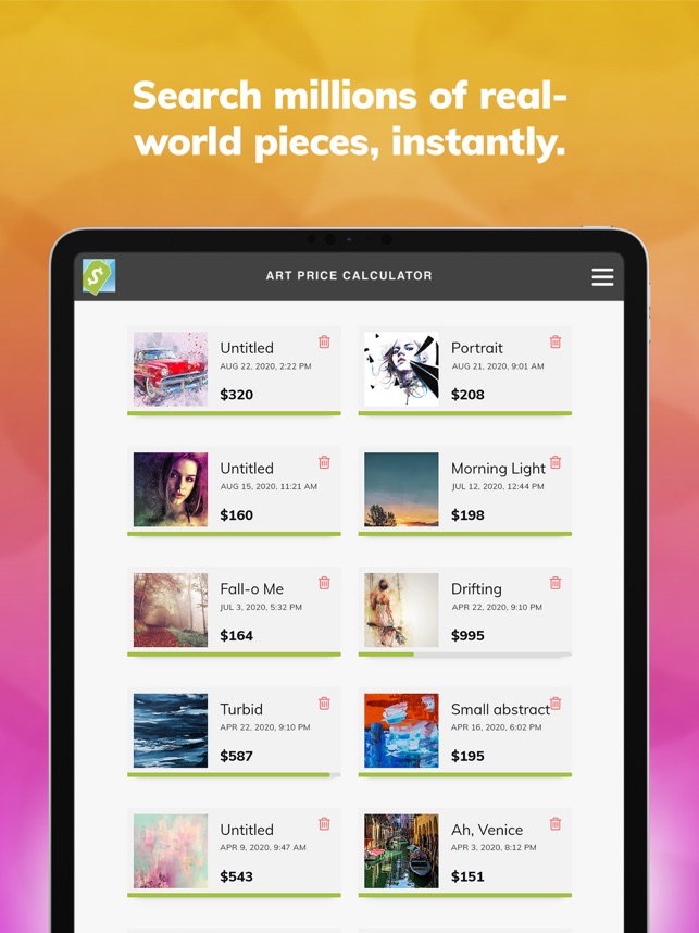 Art Price Calculator on the App Store