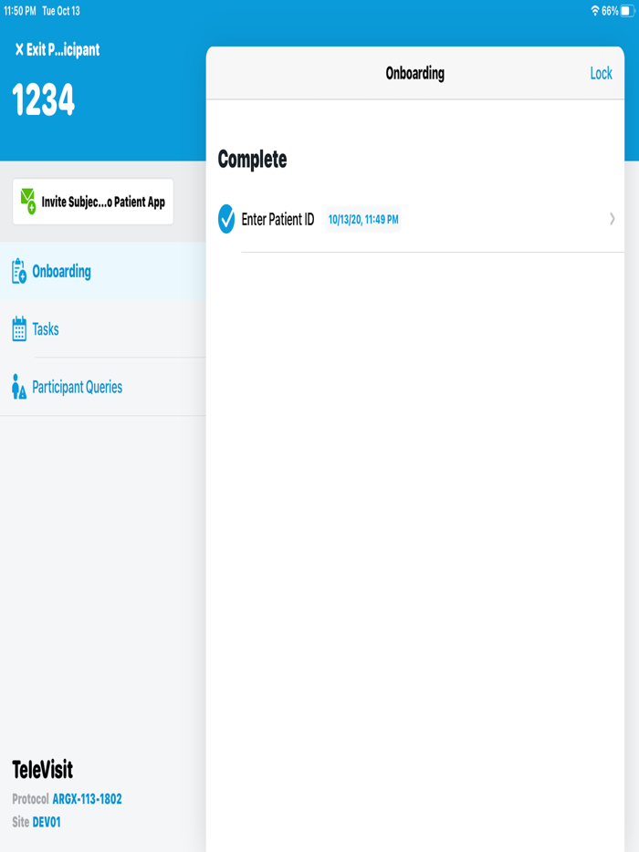 ArgenX Televisit Site