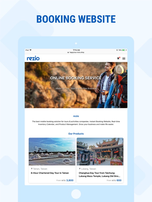 Rezio Travel Booking Adminのおすすめ画像1