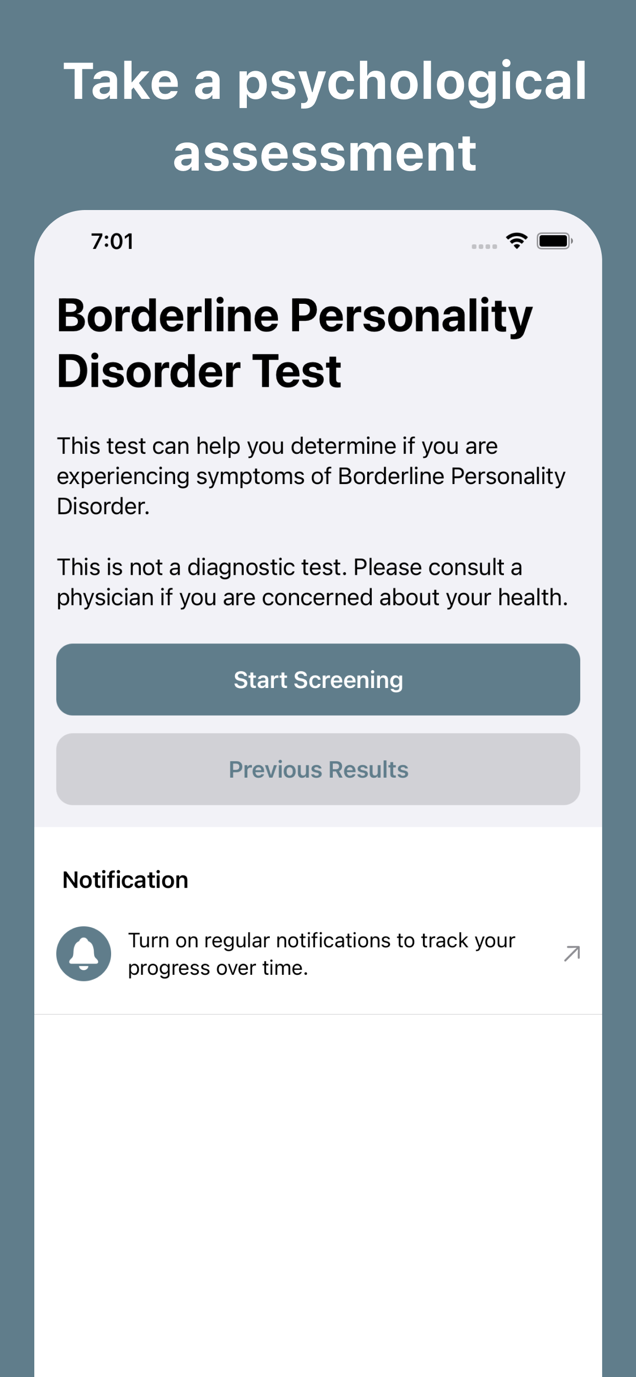 Borderline Personality D. Test