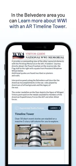Game screenshot WWI Memorial Visitor Guide hack