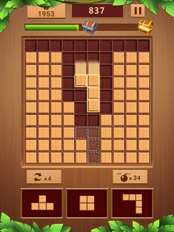 Block Puzzle - Wood Gamesのおすすめ画像1
