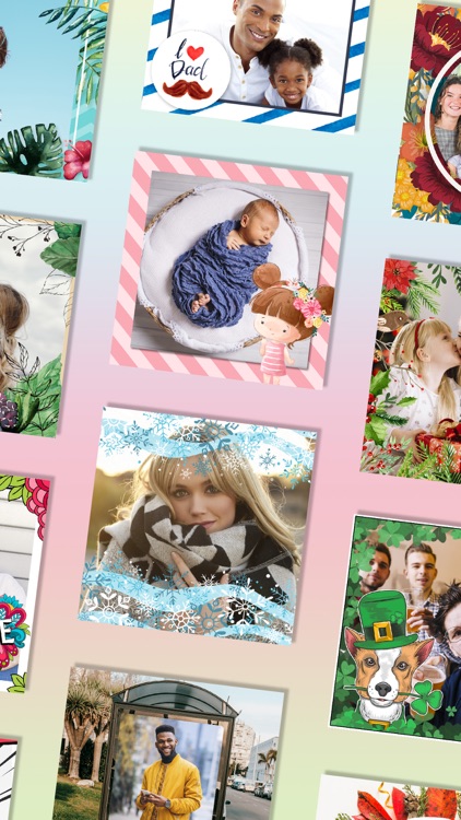 Square Fit Multi Photo Frames