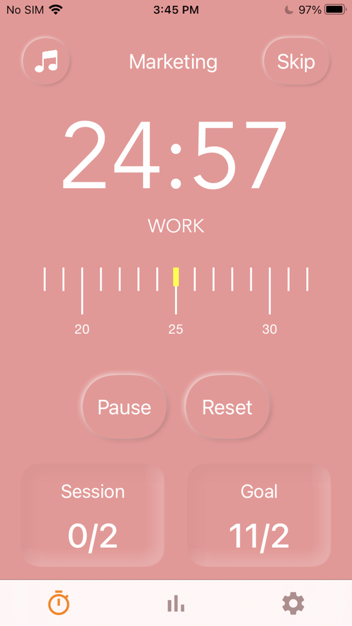 Pomodoro Technique be focused