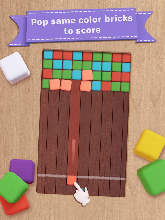 Screenshot #4 pour Woody Pop: Color Brick Breaker