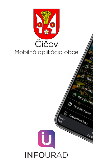 Obec Číčov Screenshot