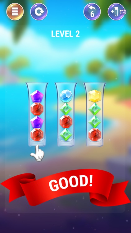 Gem Sort IQ Ball Color Puzzle