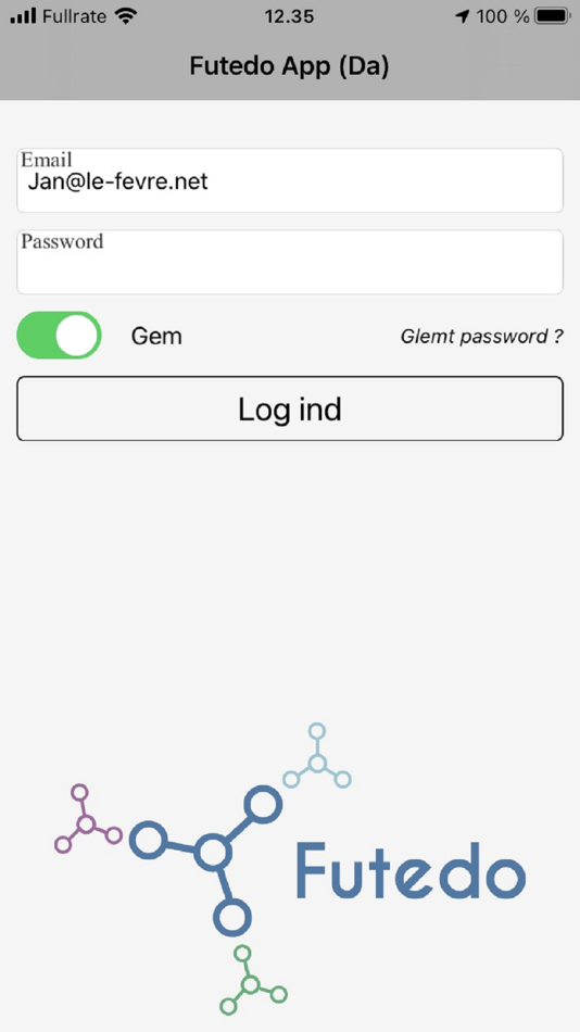 #1. Futedo App (iOS) 由: 1Click.dk