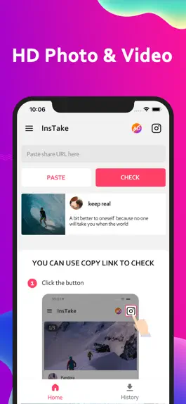 Game screenshot InsTake: Repost Photo, Stories apk