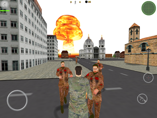 Screenshot #5 pour Zombie Battle 3D