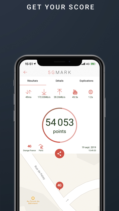 5GMARK (3G/4G/5G speed test) Screenshot
