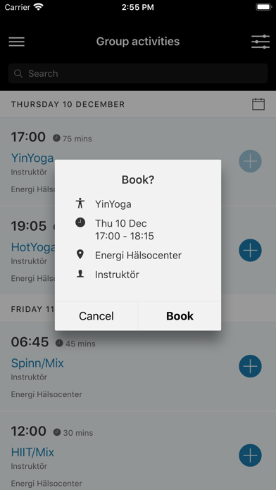 Energi Hälsocenter Screenshot