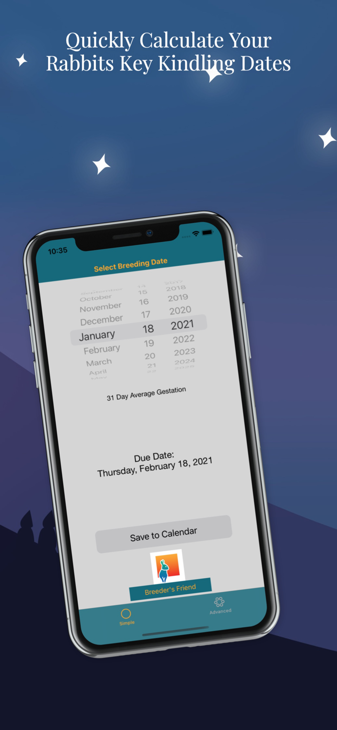 Rabbit Due Date Calculator