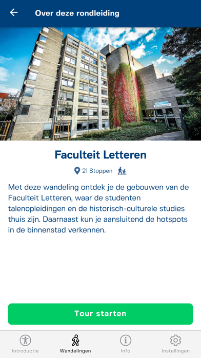 KU Leuven Walking Tours Screenshot