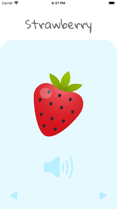 Fruits Learning For Kids Screenshot