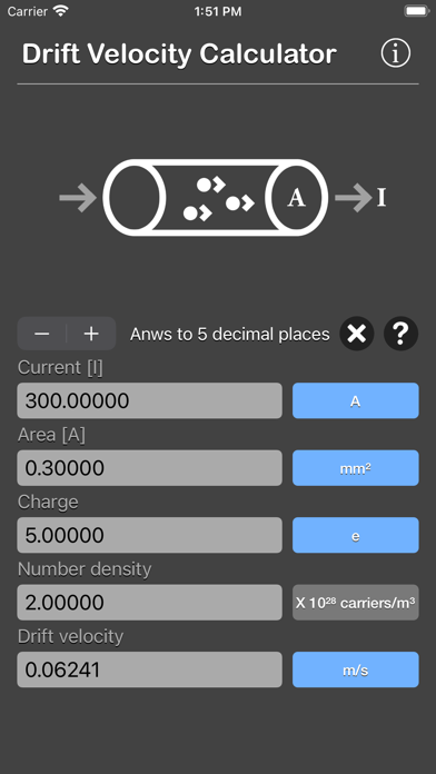 Drift Velocity Calculator screenshot 4