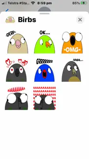 birbs sticker pack iphone screenshot 1