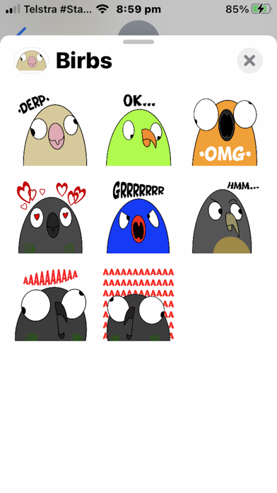 Birbs Sticker Packのおすすめ画像1