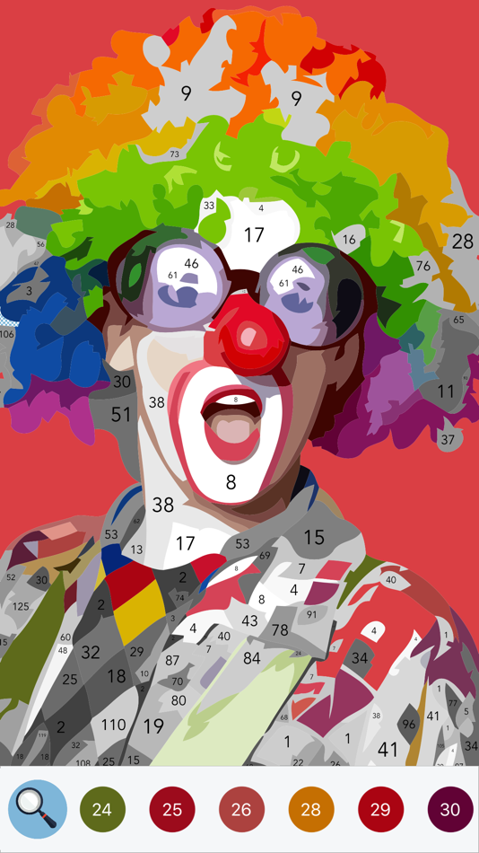 #1. Paint the Photo by Number Game (iOS) โดย: Gabriel Silviu Stefan