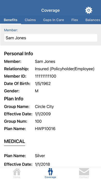 Clever Care Health Plan Screenshot
