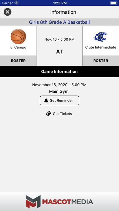 Brazosport ISD Athletics Screenshot