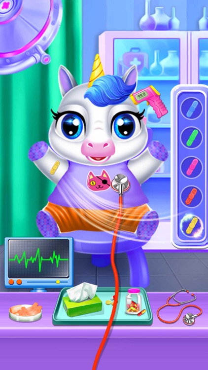 Cute Unicorn Baby Care Game screenshot-0