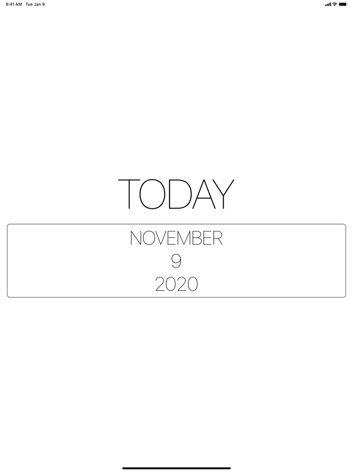 #1. count - a simple day counter (iOS) 来自: Chris Schepman