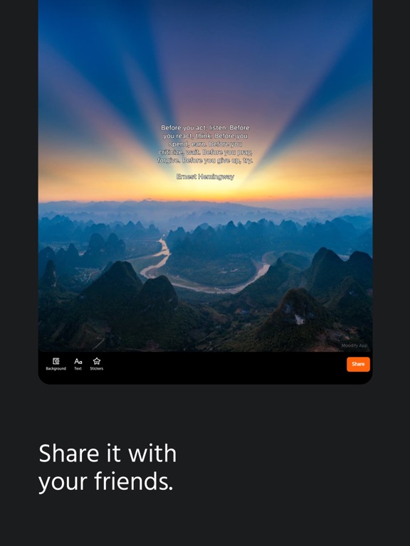 Moodify: Raise your Mood! iPad screenshot 4 - Lifestyle app