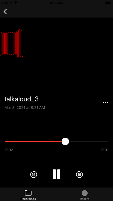 TalkAloud Screenshot