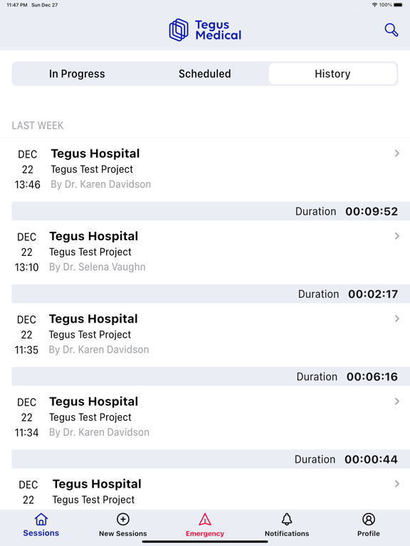 Screenshot #5 pour Tegus: Sessions manager.